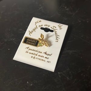 Angel on my shoulders pin